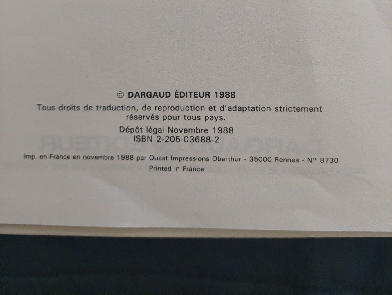 Fumetti: Durango T.8 Une Raison Pour Mourir EO 1988 BE+ – Usato da Genève venduto da Blu_BD 2