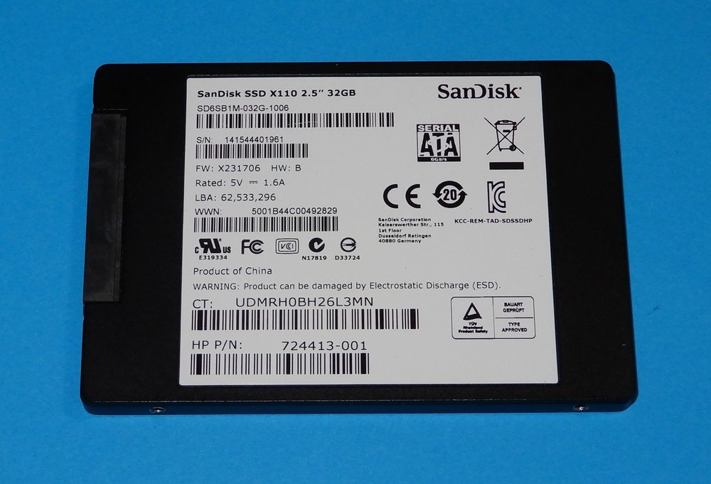 SanDisk SSD 32 GB | Kaufen auf Ricardo