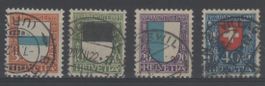 Pro Juventute Satz 1922 Nr. J21/J24 o Katalogwert: 60.00 CHF