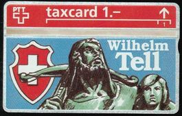 Taxcard 212L_37994 Wilhelm Tell, 2. Auflage ungebraucht
