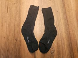 Rohner Socken Fibre light / L: 42-44 / schwarz / Neu!