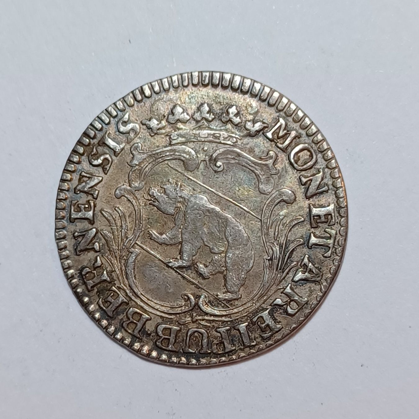 Tutti le monete: 10 Kreuzer 1755 Bern ss – Usato da Pfäffikon ZH venduto da Welt_Muenzen 1
