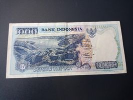 Seltene 1000 Rupiah Banknote Indonesien - Top Zustand! 1992