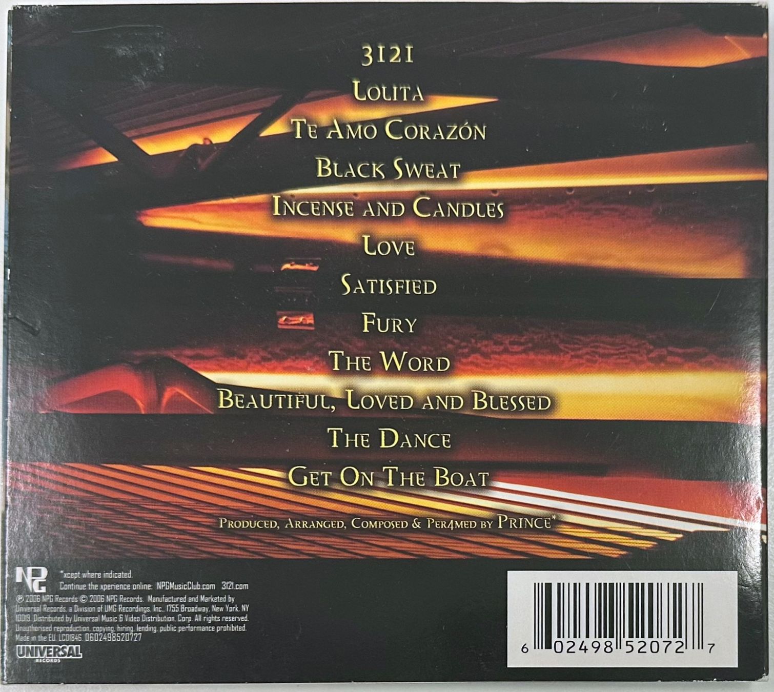 CD: Prince – 3121 – Usato da Martigny venduto da jereq 1