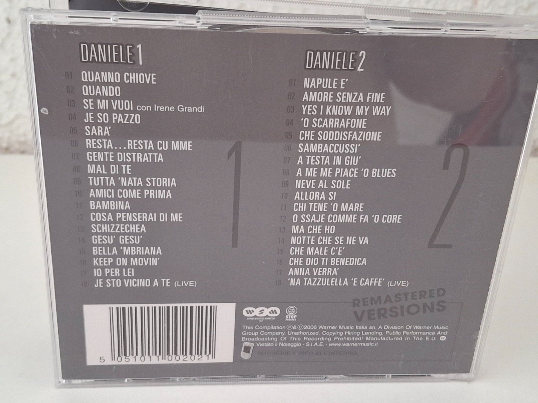 CD: 2CD Pino Daniele - Tutto Daniele – Usato da Aarberg venduto da Jackup1 1