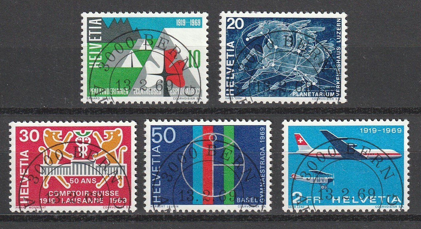 Alle Briefmarken: 1969 Sonderpostmarken I mit ET - Halbmondstempel – Gebraucht aus Homburg von masina01