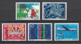 1969 Sonderpostmarken I mit ET - Halbmondstempel
