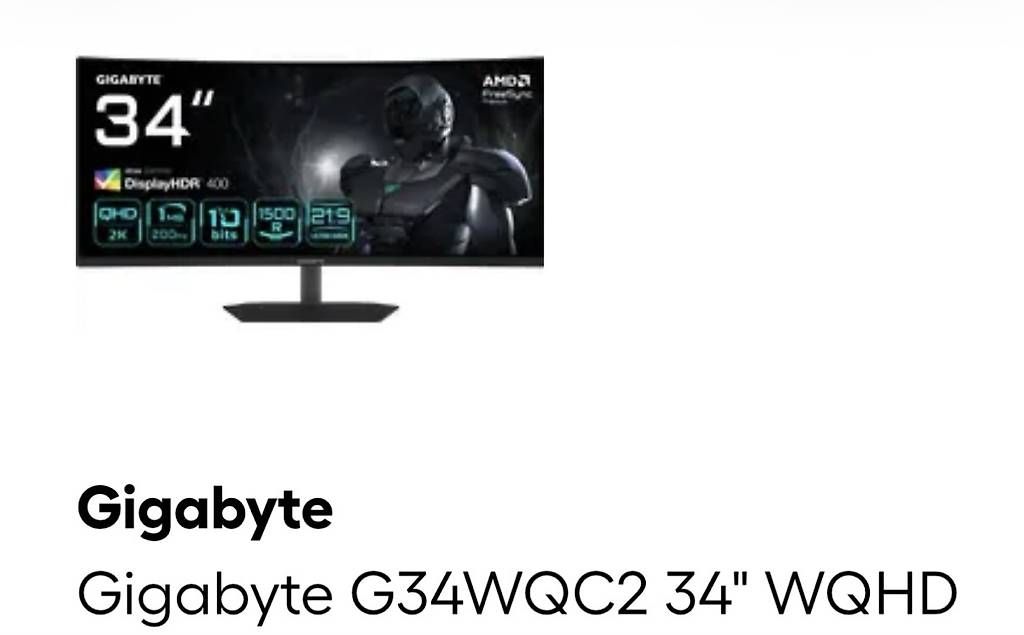 Monitore: Gigabyte G34WQC2 – Gebraucht aus Zwingen von shk_bmg7 3