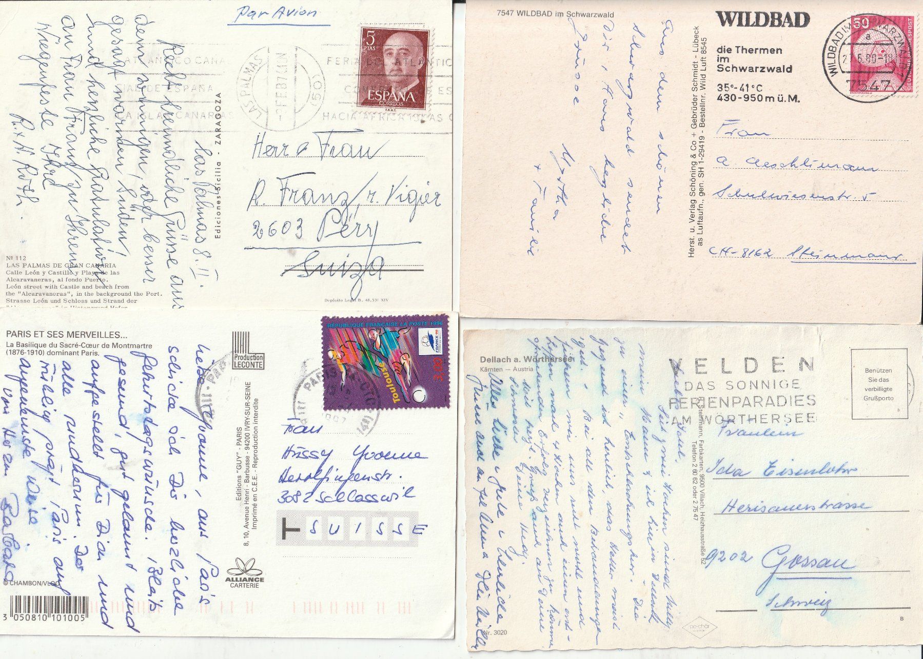 Cartoline postali: 20 Karten Welt – Usato da Lumbrein venduto da made02 7