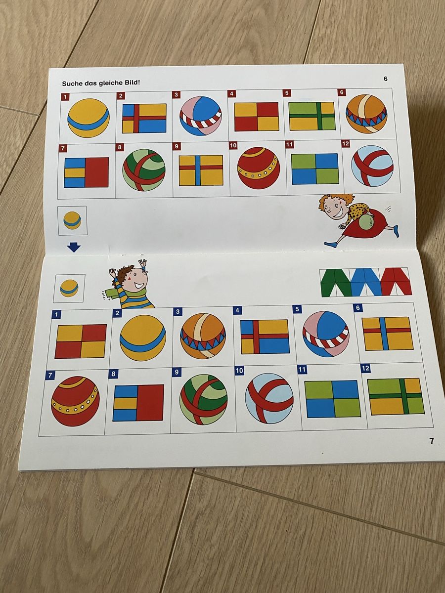 Giochi: Mini Lük 2 Hefte Vorschultraining Vorschulkinder  – Usato da Zizers venduto da dalaub 3