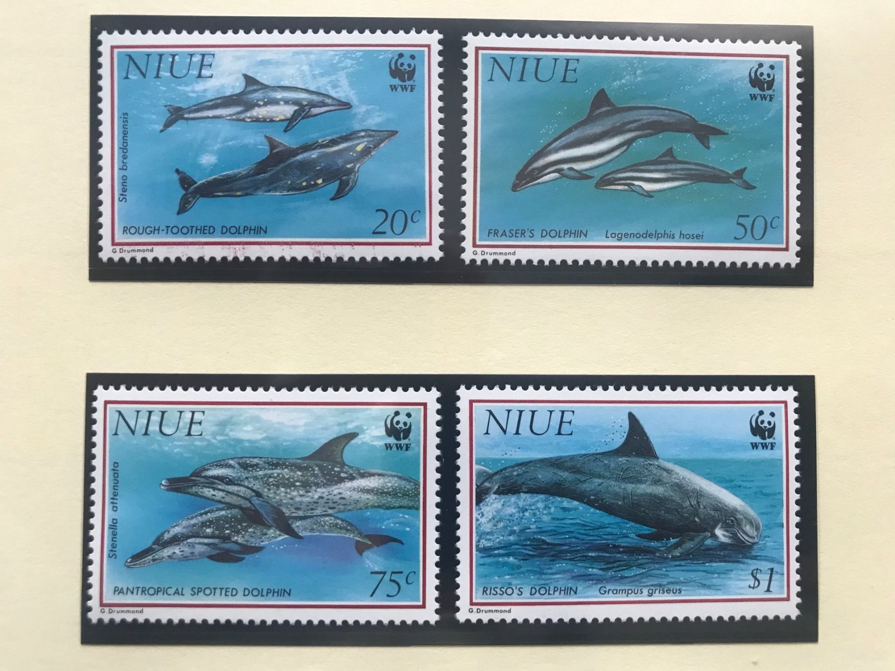 Tutti i francobolli: Niue 1993 Satz WWF Delphine postfrisch – Nuovo (secondo la descrizione) da Liestal venduto da schnueps