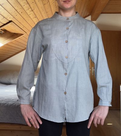 Chemise en lin 100% – manches 3/4 – taille S