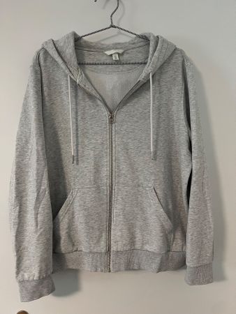 Graue H&M Kapuzenjacke (Gr. L)