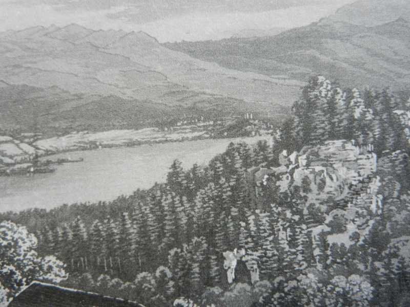 Incisioni: Wädenswil Aquatinta selten – Usato da Risch venduto da Rischli15 9