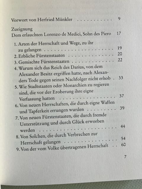 Libri: Buch: N. Machiavelli; Der Fürst – Usato da Basel venduto da Bayo 3