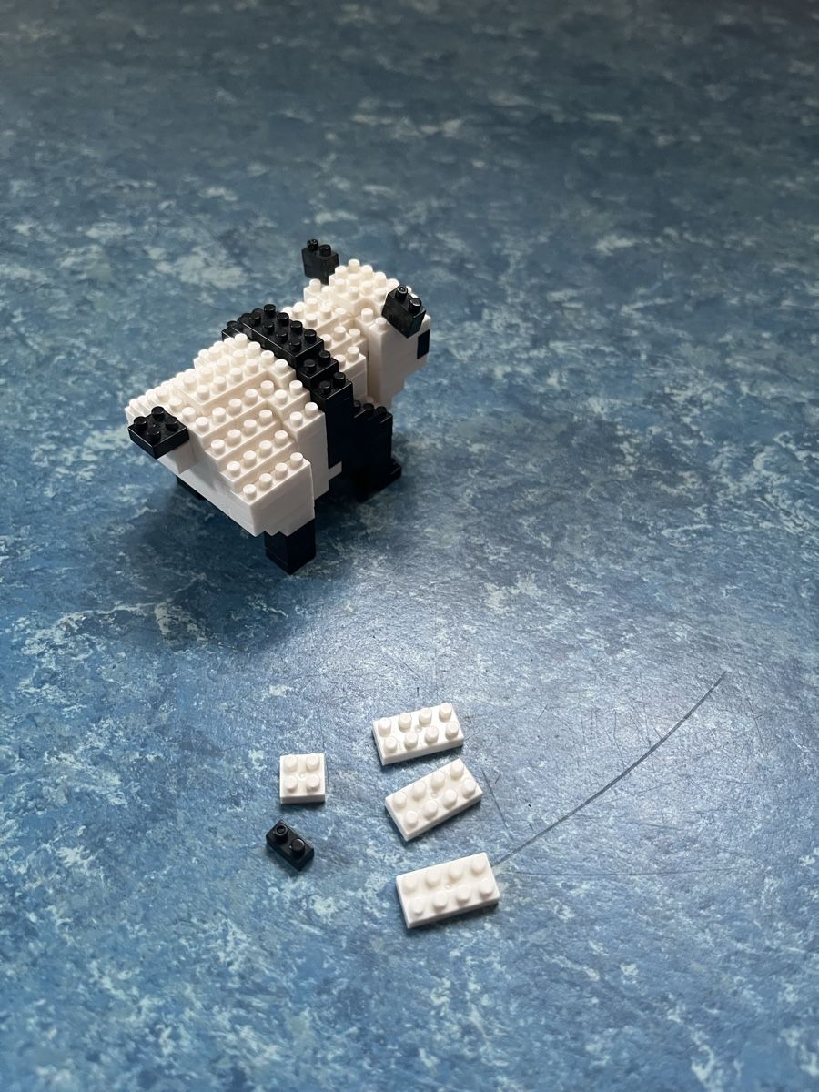 Giocattoli: Niedlicher Panda aus Mini-Bausteinen - Brixies – Usato da Grenchen venduto da Shyla1611 1