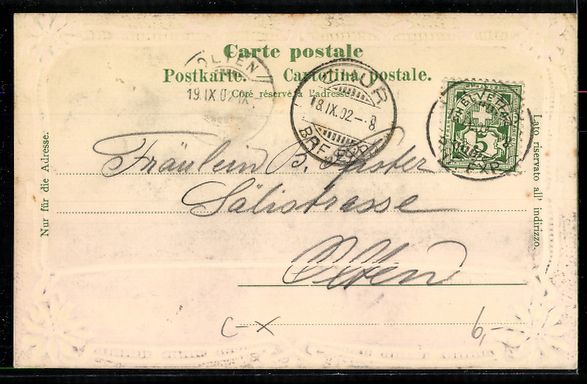 Cartes postales: AK Chur, Panorama mit Kirche, 1902 – D'occasion à Berlin par bartko-reher 1
