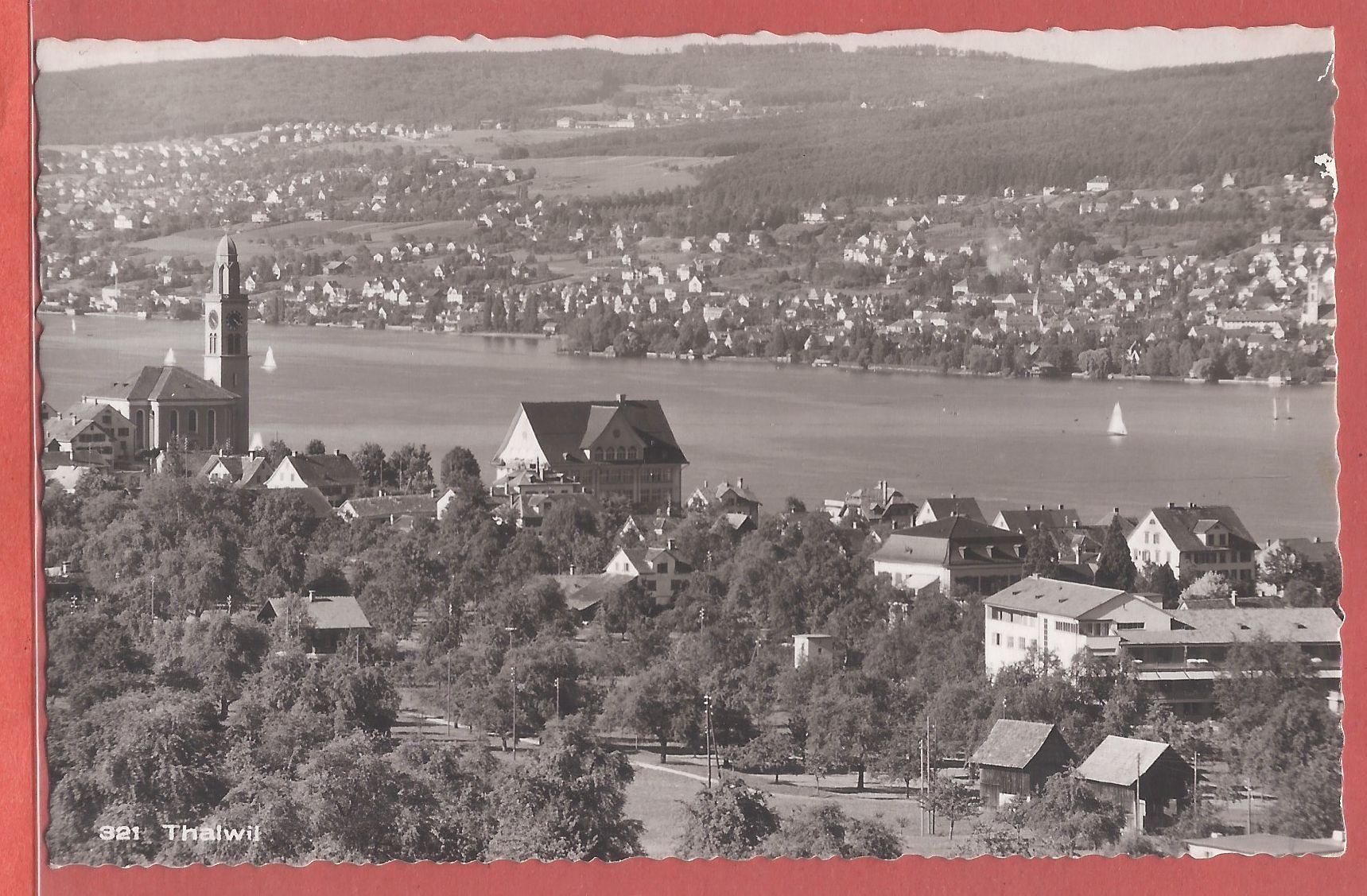 Cartoline postali: Thalwil - 1944 – Usato da Fislisbach venduto da Porano