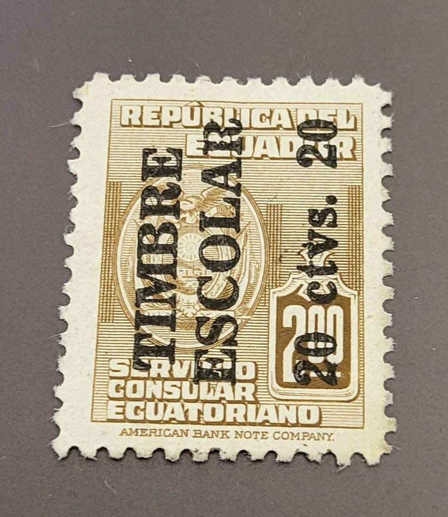 Tutti i francobolli: Ecuador 1951 alte briefmarke – Usato da St Gallen venduto da Stampsalshobby