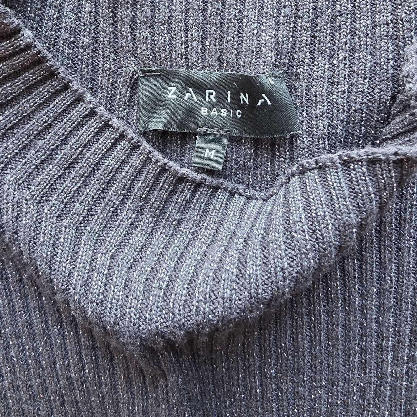 Maglioni & Felpe: Zarina Basic Pulli, Gr. M,  DunkelGrau-Glitzernd, Neu ✨ – Nuovo (secondo la descrizione) da Rheinsulz venduto da Gilea 4