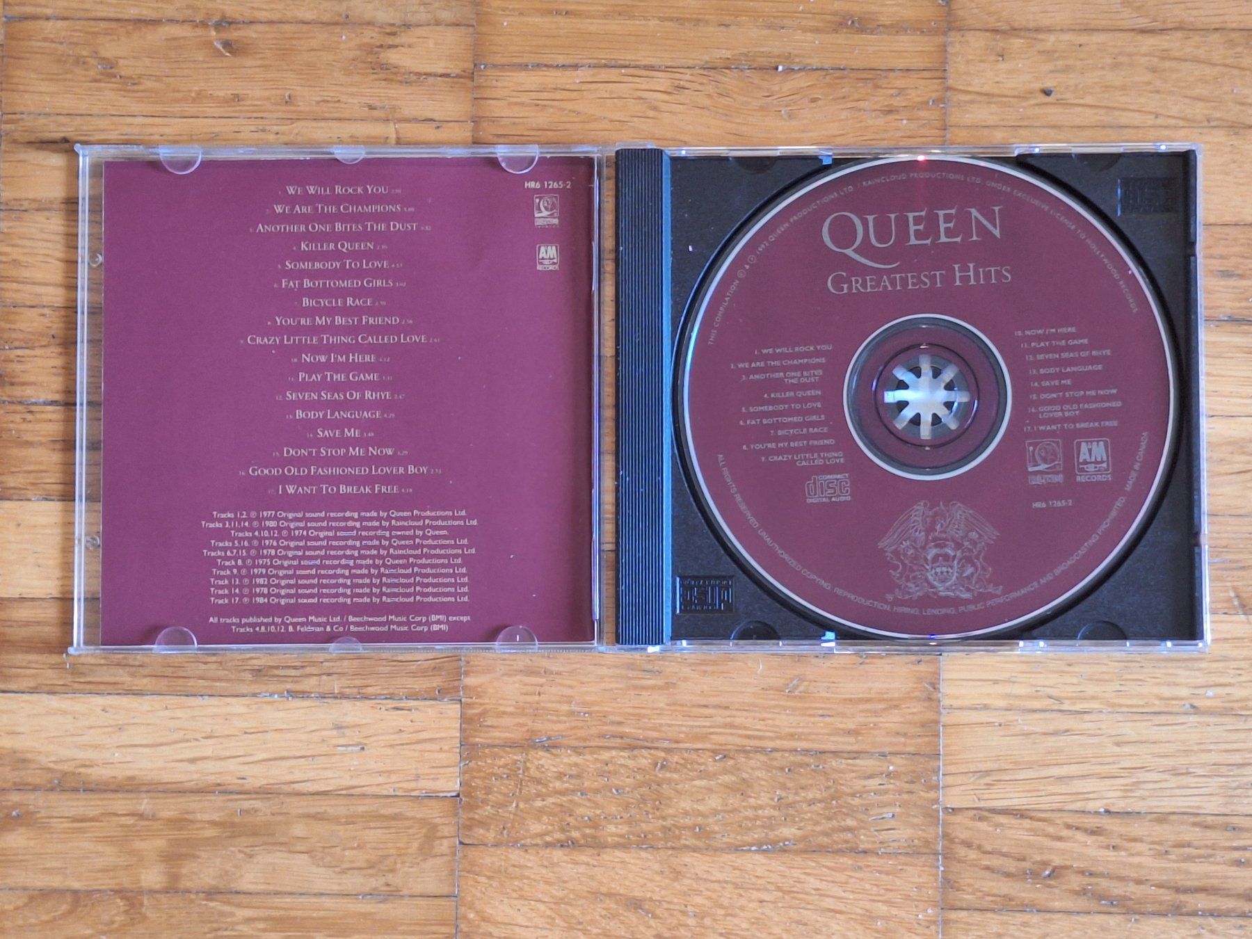 CDs: Queen, Greatest Hits - CD CAN 1992 – Neu (gemäss Beschreibung) aus Oberentfelden von Musicud 2