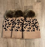 3 Leoparden-Kappen