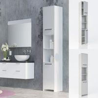 185x30cm Badezimmerschrank Badregal Schrank Bad