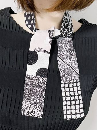 Twilly kleiner Schal Haarband Seide by Silvia-K Patchwork