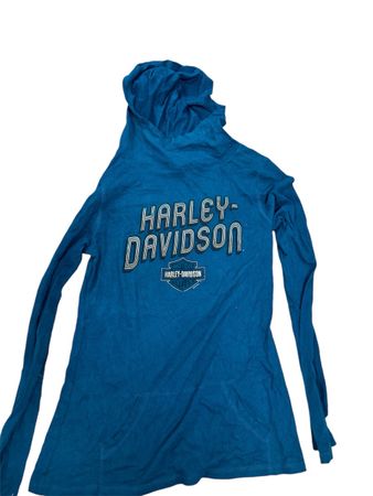 Harley Davidson Long Sleeve Hooded Daytona Beach Shirt
