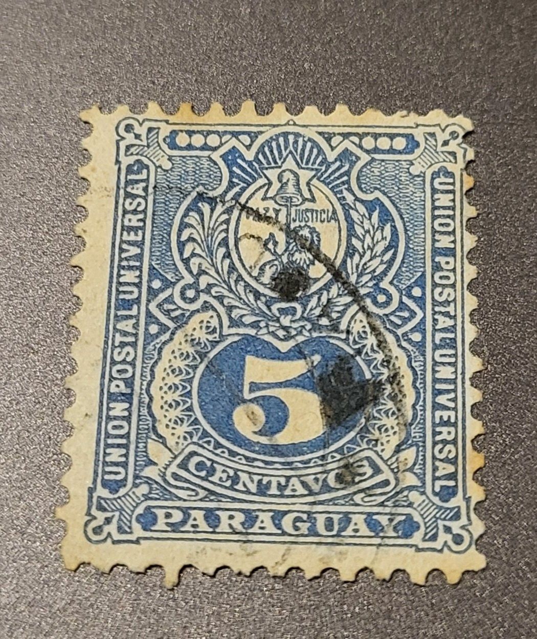 Tutti i francobolli: Paraguay 1887 alte briefmarke – Usato da St Gallen venduto da Stampsalshobby