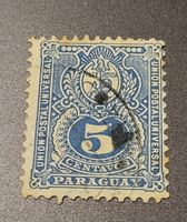 Paraguay 1887 alte briefmarke