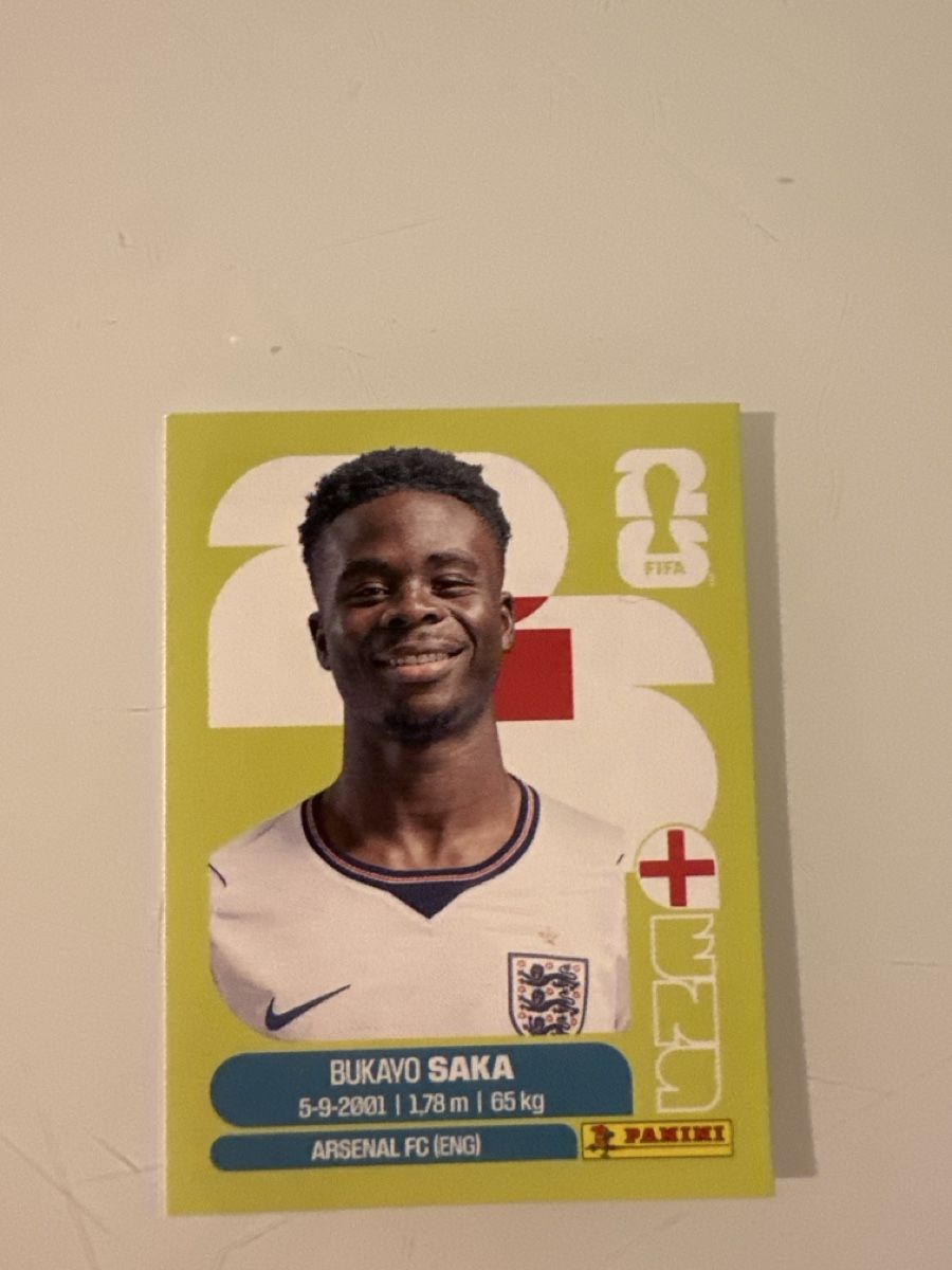 Panini Carte collezionabili: Panini 2026 Bukayo Saka ENG17 – Nuovo (secondo la descrizione) da Bern venduto da akl_sy9s