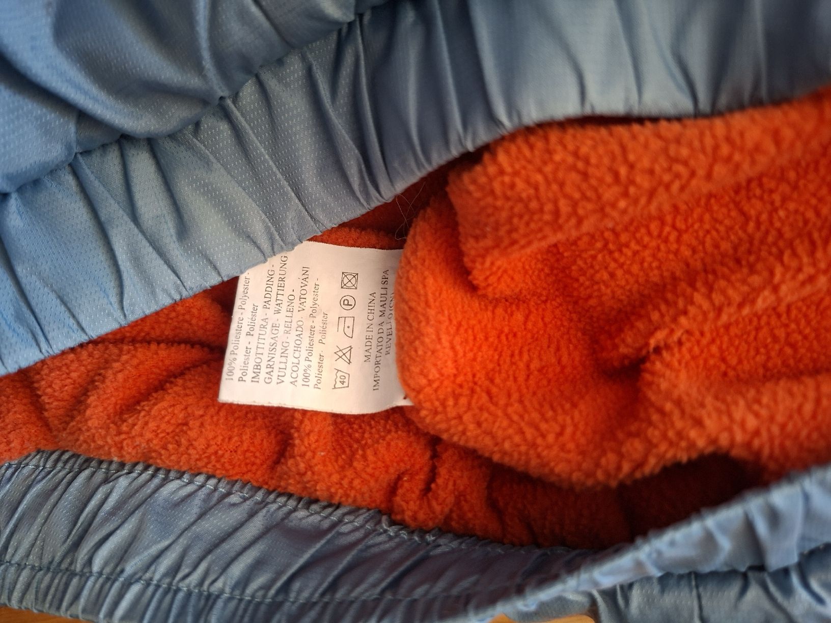 Altro abbigliamento per bambino: Kinder Weste mit Kapuze blau orange – Usato da Wallisellen venduto da rahelr90 4