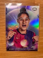 Topps Chrome Sydney Schertenleib Barcelona Rookie Insert