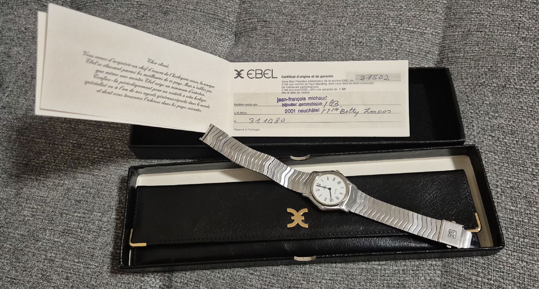 Ebel Uhren: Ebel full set des années 80 – Gebraucht aus Genève von BKYB