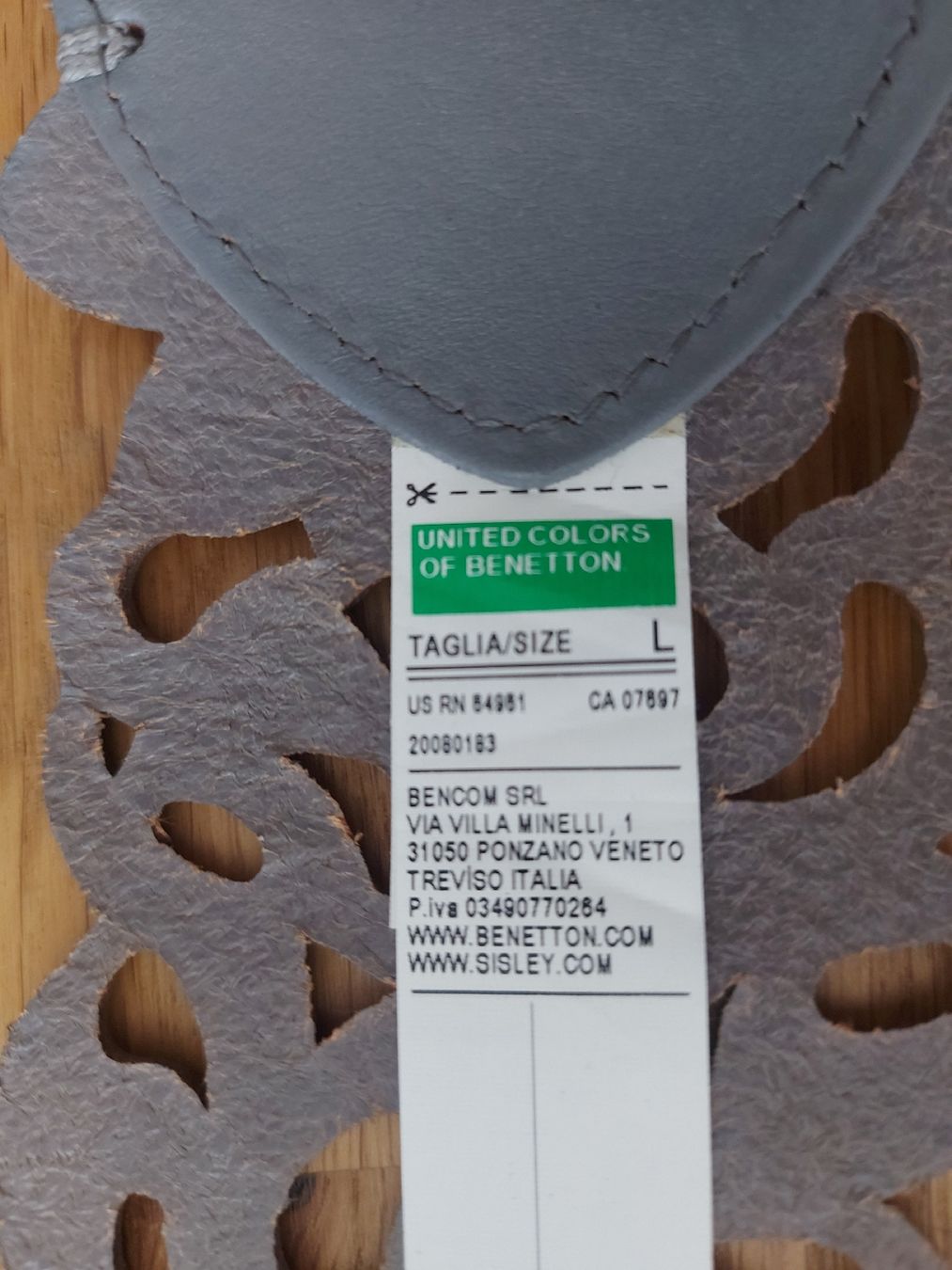 Benetton Gürtel: Ledergürtel, grau, ca. 80 cm – Gebraucht aus Oberengstringen von PaolaDe 4
