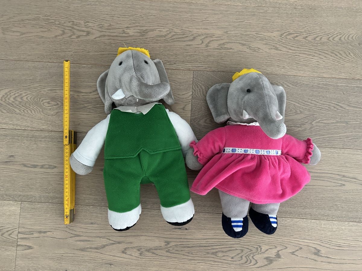 Statuette: Babar und Celeste Stofftiere – Usato da Küssnacht am Rigi venduto da caka80