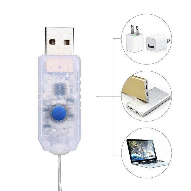 Ghirlande e barre luminose: 10M Led Draht String mit Fernbedienung 8 modus – Nuovo e nell'imballaggio originale da Uerkheim venduto da Kaufoption 5