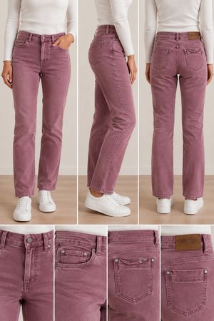 Stylische & bequeme Driver Jeans – Gr. 38 / 29, Altrosa 🌸