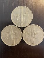 Royaume d’Italie, 3X Buono da lire 2, 1923, 24, 25 Nickel