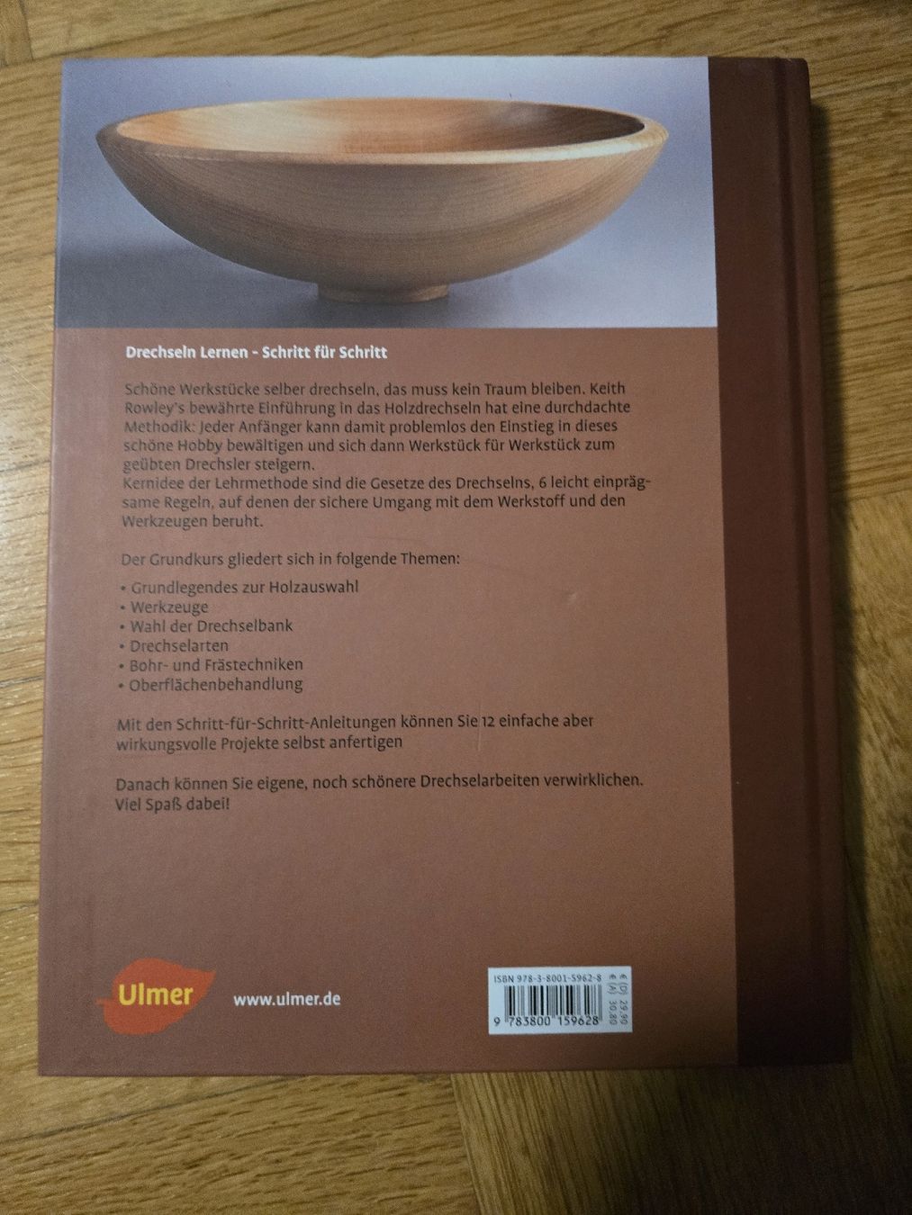 Bücher: Buch Grundkurs Drechseln Keith Rowley – Gebraucht aus Zürich von smbebaye 1