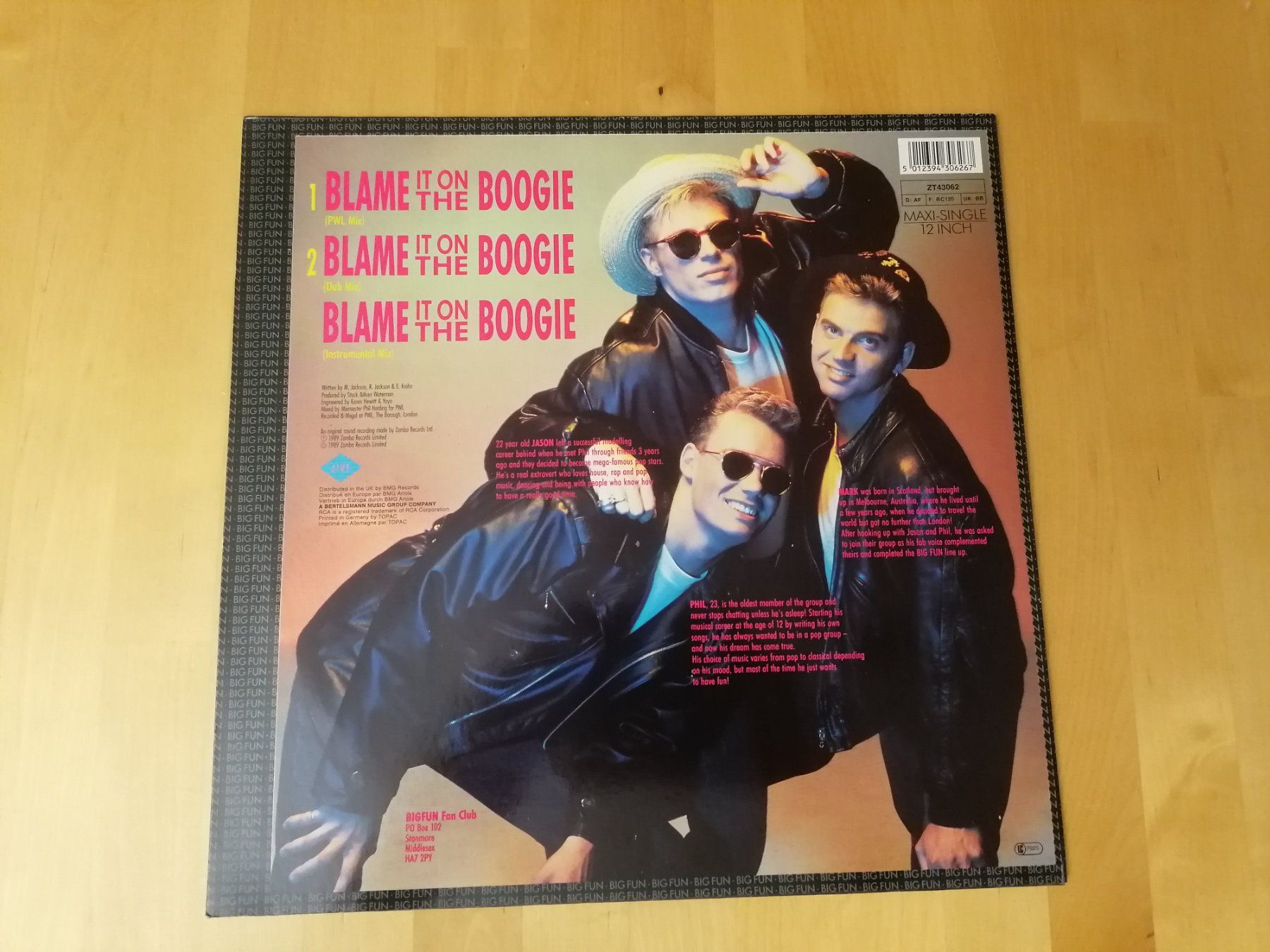 Dischi in vinile: Big Fun – Blame It On The Boogie – Usato da Emmenbrücke venduto da WintoWin 1
