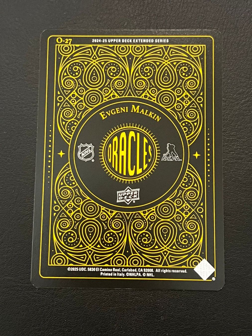 NHL Sammelbilder & Trading cards: Evgeni Malkin 2024 Oracles Pittsburgh Penguins – Neu (gemäss Beschreibung) aus Möhlin von SwissHockeyCards 1