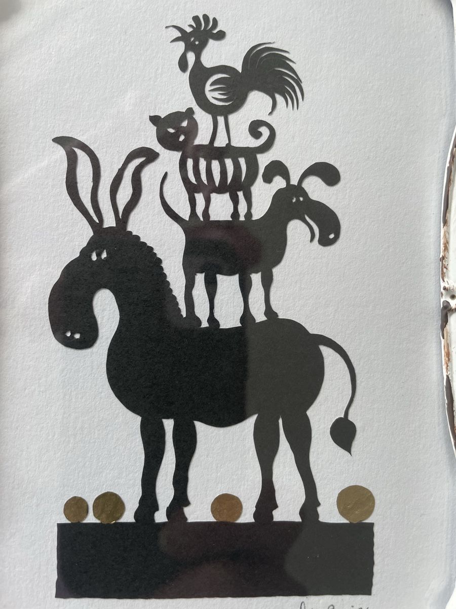 Grafiken & Lithographien: Scherenschnitt von Anita Buri – Neu (gemäss Beschreibung) aus Konolfingen von Bern-75 2