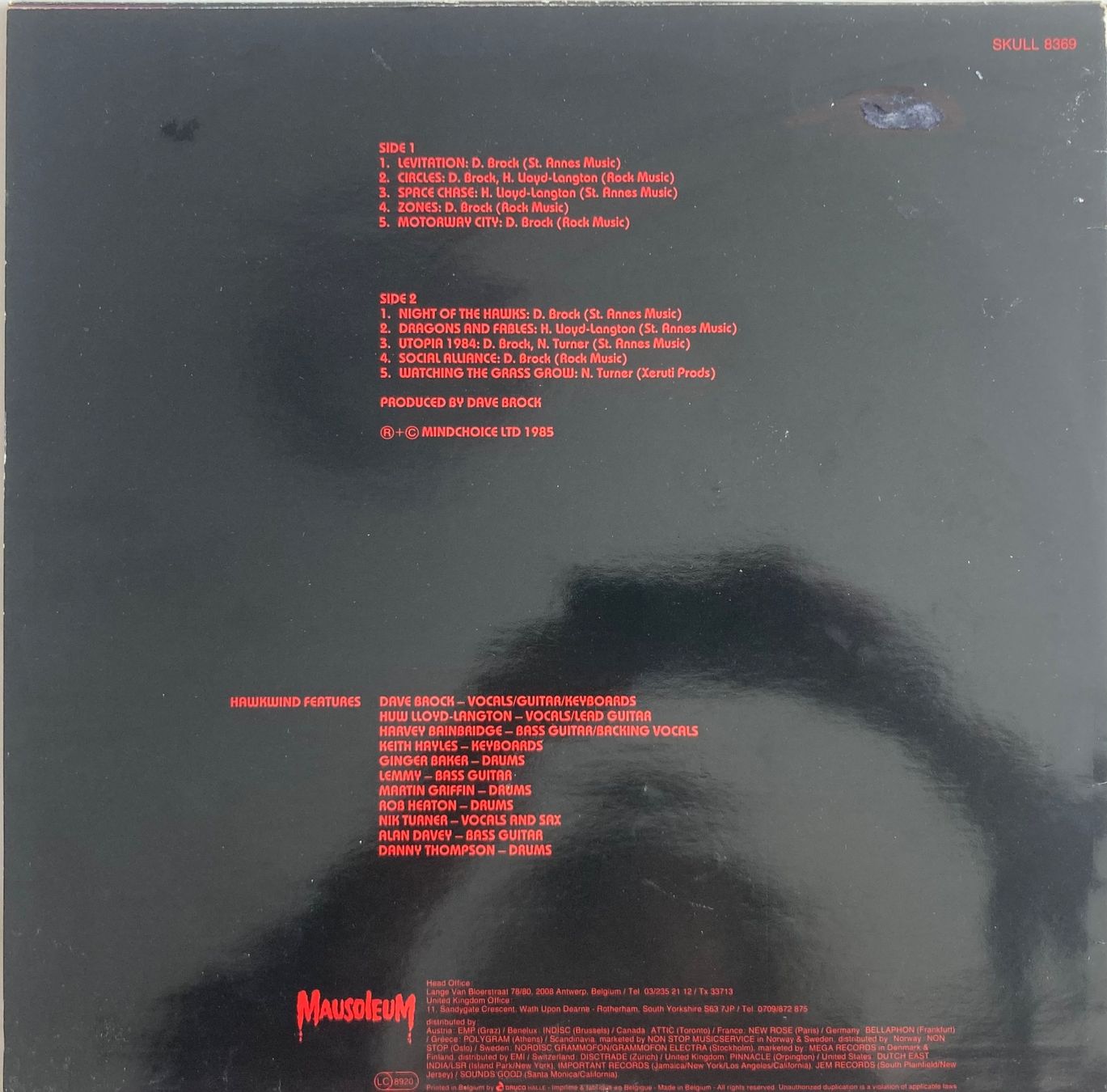 Dischi in vinile: HAWKWIND - UTOPIA 1984 – Usato da Poliez-Pittet venduto da Newtown-Records 1
