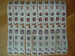 100 Neue Eulen Sticker (Aufkleber)