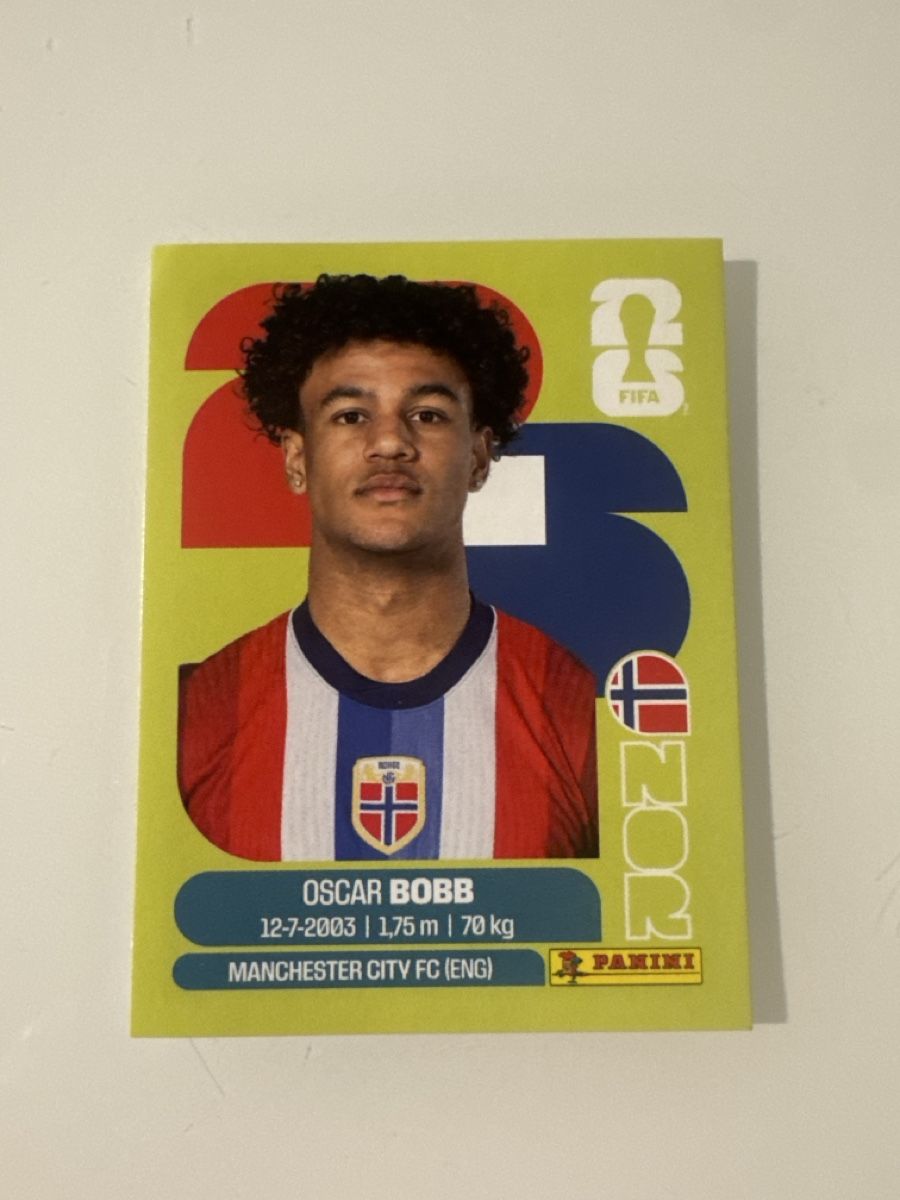 Panini Carte collezionabili: Panini 2026 Oscar Bobb NOR20 – Nuovo (secondo la descrizione) da Bern venduto da akl_sy9s