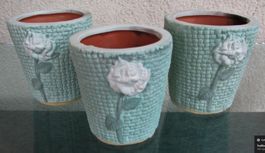 Set mit 3 Deko-Gefässen, neu