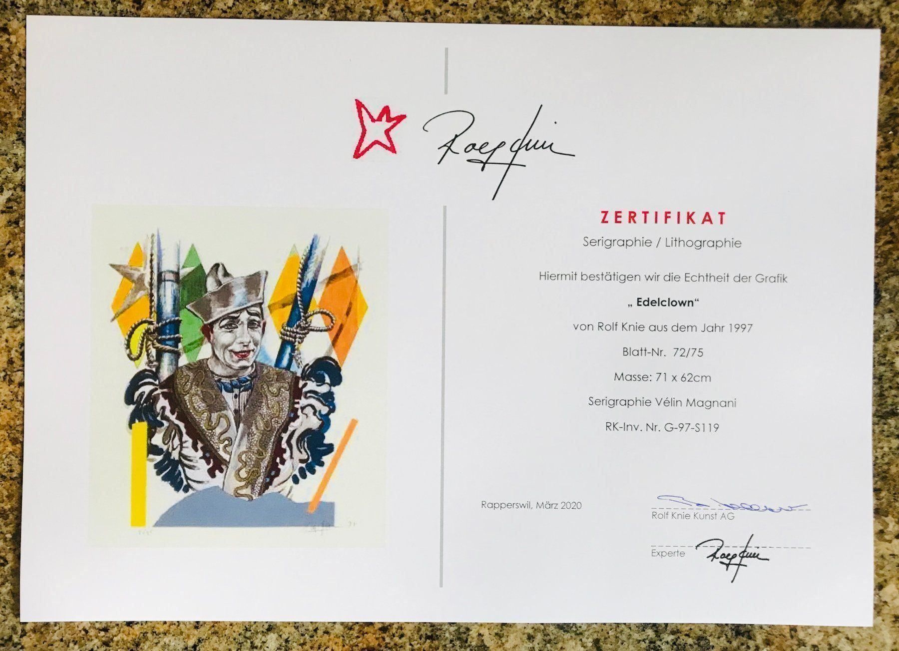 Grafica & Litografie: Rolf Knie, Top Serigraphie – Nuovo (secondo la descrizione) da Einsiedeln venduto da Fundgrube59 1