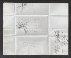 1856 Vorphila - kompletter Faltbrief CAMPI-WOHLEN